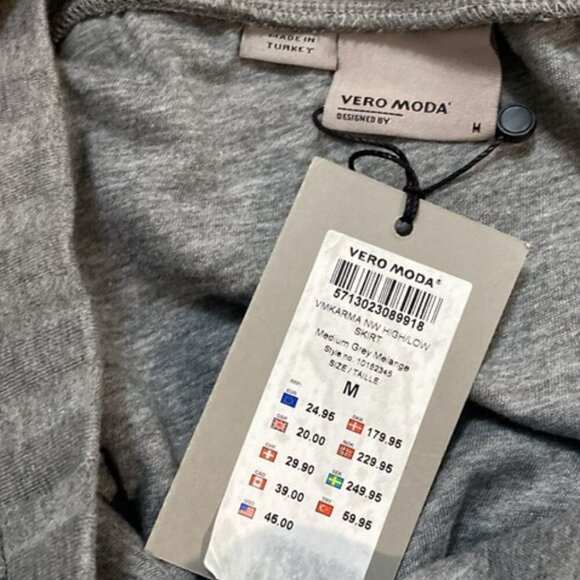 Vero Moda Mini Skirt Size MEDIUM Grey - Picture 11 of 11